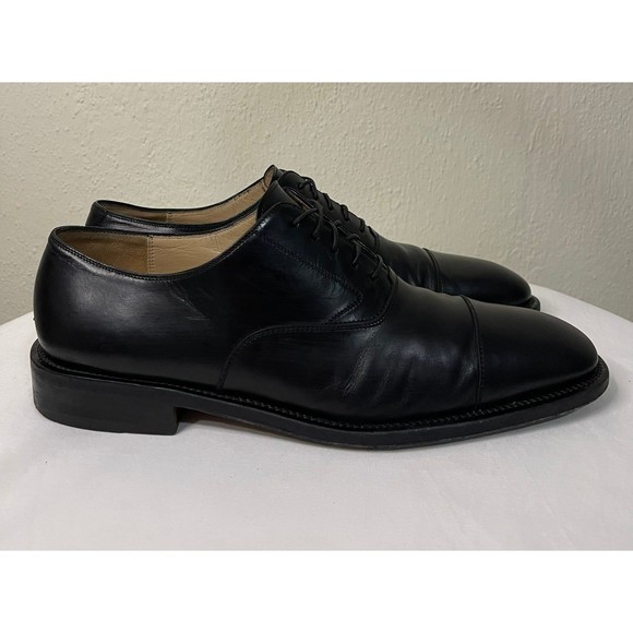Authentic Salvatore Ferragamo Oxfords Lace Dressing Shoes sz 10 Loafers Gancini main image 5